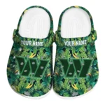 customized washington commanders tropical leaves clogs best selling