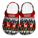 customized washington nationals christmas motif clogs best selling