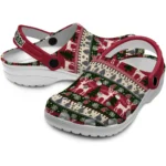 customized washington state cougars christmas motif clogs best selling