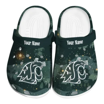 customized washington state cougars deer nightscape clogs best selling