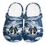 customized washington wizards wave flow clogs best selling