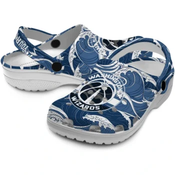 customized washington wizards wave flow clogs high quality