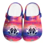 customized washington wizards wavy stripes clogs best selling