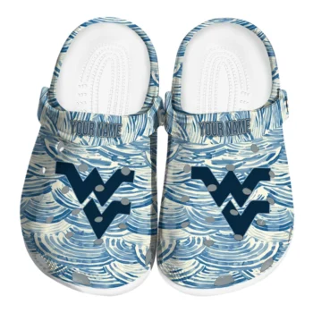 customized west virginia mountaineers sea swirls clogs best selling