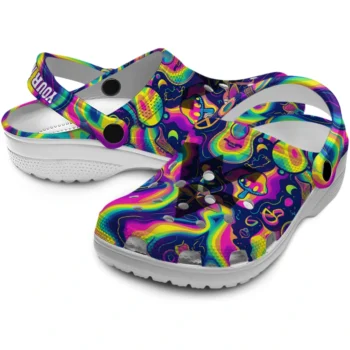 customized west virginia mountaineers swirling mushrooms clogs high quality