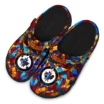 customized winnipeg jets prism pieces clogs best selling