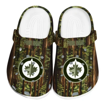 customized winnipeg jets woods forest designs clogs best selling