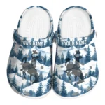 customized wyoming cowboys snowy mountains clogs best selling