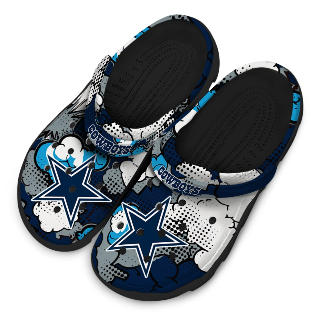 dallas cowboys cloud splash clogs latest model dallas cowboys cloud splash clogs latest model