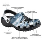 dallas cowboys mountain peaks clogs best selling