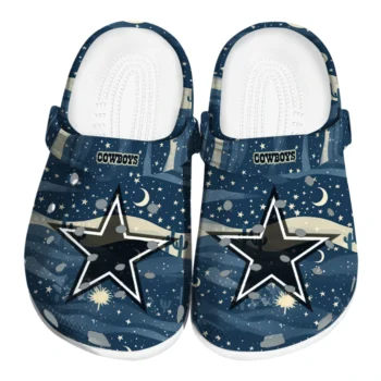 dallas cowboys night cactus clogs best selling