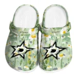 dallas stars daisy cluster clogs best selling