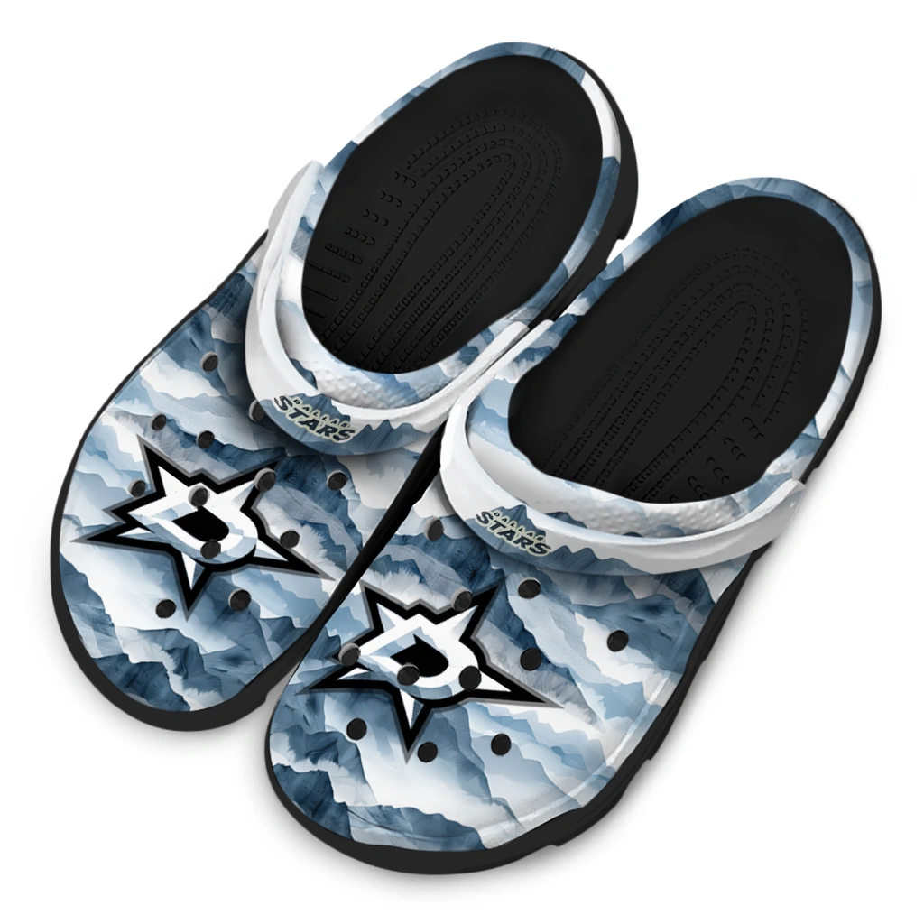 dallas stars mountain peaks clogs latest model dallas stars mountain peaks clogs latest model