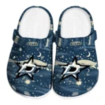 dallas stars night cactus clogs best selling