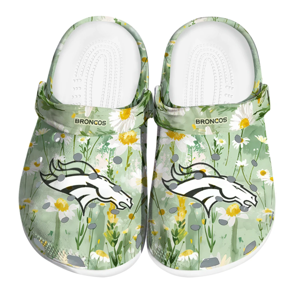 denver broncos daisy cluster clogs best selling denver broncos daisy cluster clogs best selling