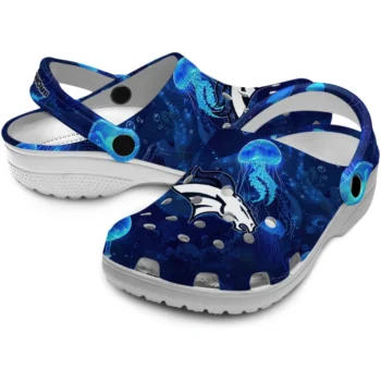 denver broncos jellyfish ocean clogs high quality