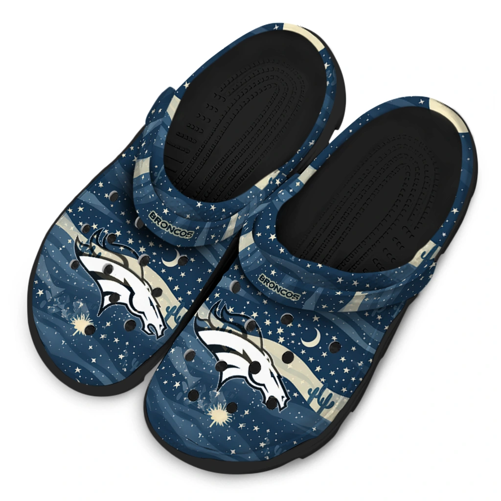 denver broncos night cactus clogs latest model denver broncos night cactus clogs latest model