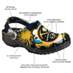 denver nuggets cloud splash clogs best selling