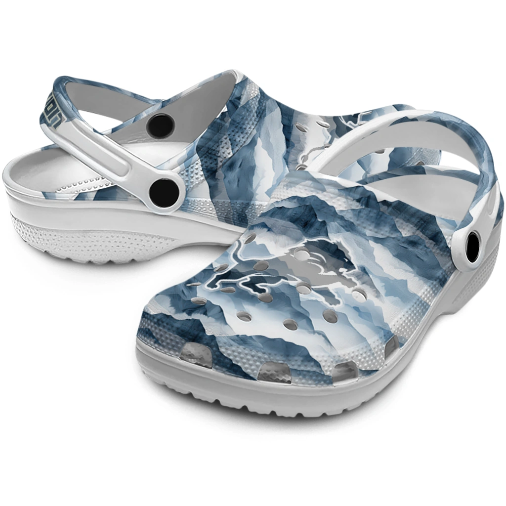 detroit lions mountain peaks clogs high quality detroit lions mountain peaks clogs high quality