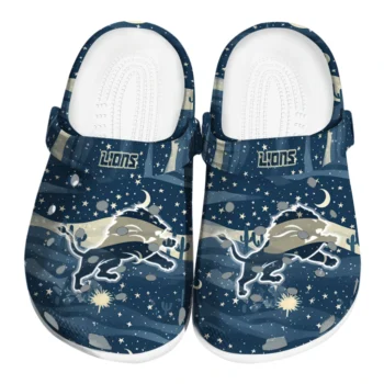 detroit lions night cactus clogs best selling