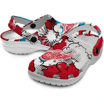 detroit red wings cloud splash clogs high quality
