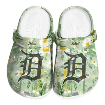 detroit tigers daisy cluster clogs best selling