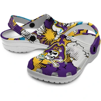 east carolina pirates cloud splash clogs high quality