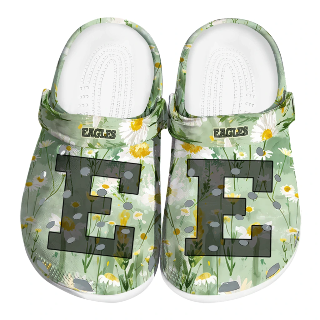eastern michigan eagles daisy cluster clogs best selling eastern michigan eagles daisy cluster clogs best selling