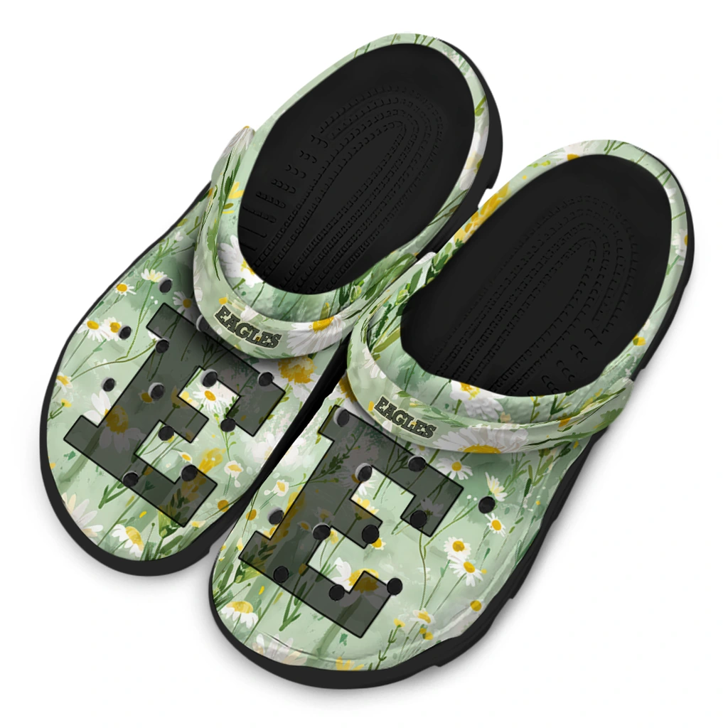 eastern michigan eagles daisy cluster clogs latest model eastern michigan eagles daisy cluster clogs latest model