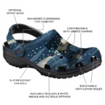 eastern michigan eagles night cactus clogs best selling