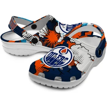 edmonton oilers cloud splash clogs high quality