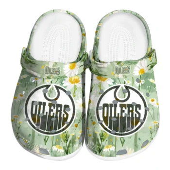 edmonton oilers daisy cluster clogs best selling