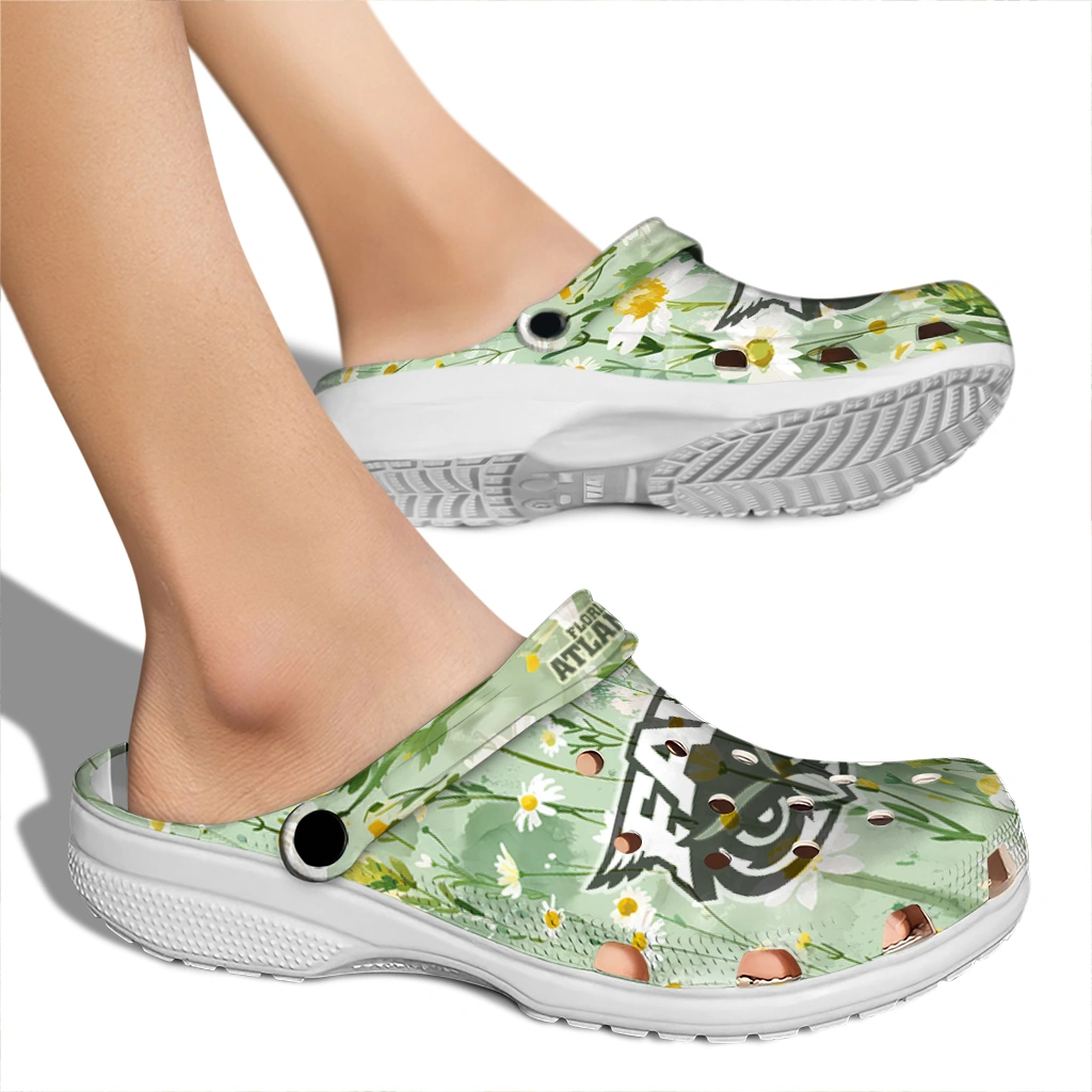 florida atlantic owls daisy cluster clogs fashion forward florida atlantic owls daisy cluster clogs fashion forward