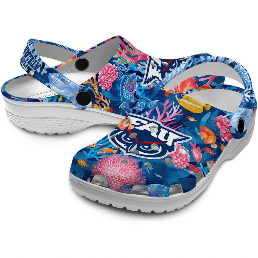 florida atlantic owls ocean wonders clogs high quality florida atlantic owls ocean wonders clogs high quality