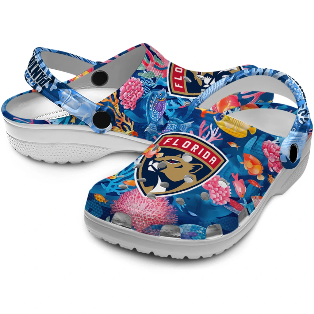 florida panthers ocean wonders clogs high quality florida panthers ocean wonders clogs high quality