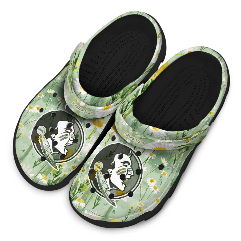 florida state seminoles daisy cluster clogs latest model florida state seminoles daisy cluster clogs latest model