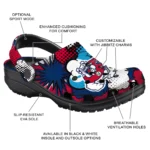 fresno state bulldogs cloud splash clogs best selling