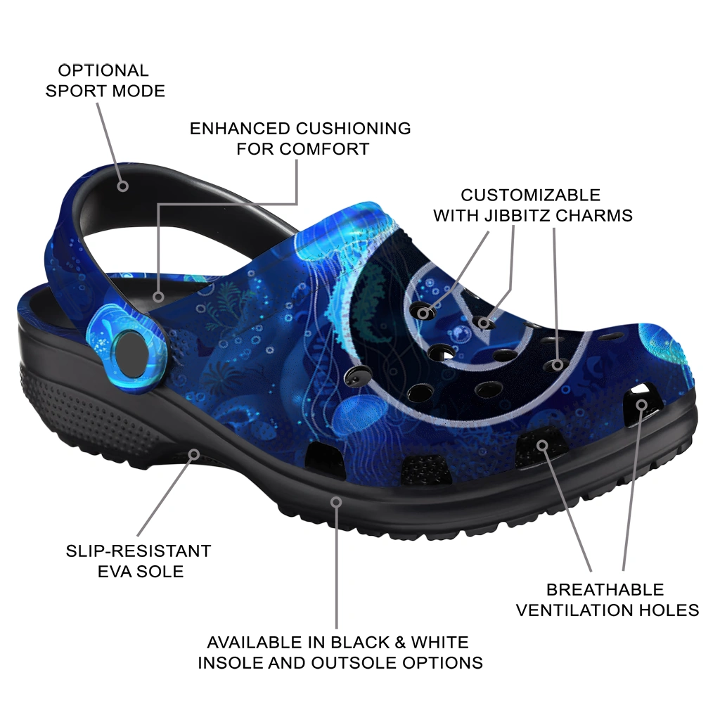 georgetown hoyas jellyfish ocean clogs new arrival georgetown hoyas jellyfish ocean clogs new arrival
