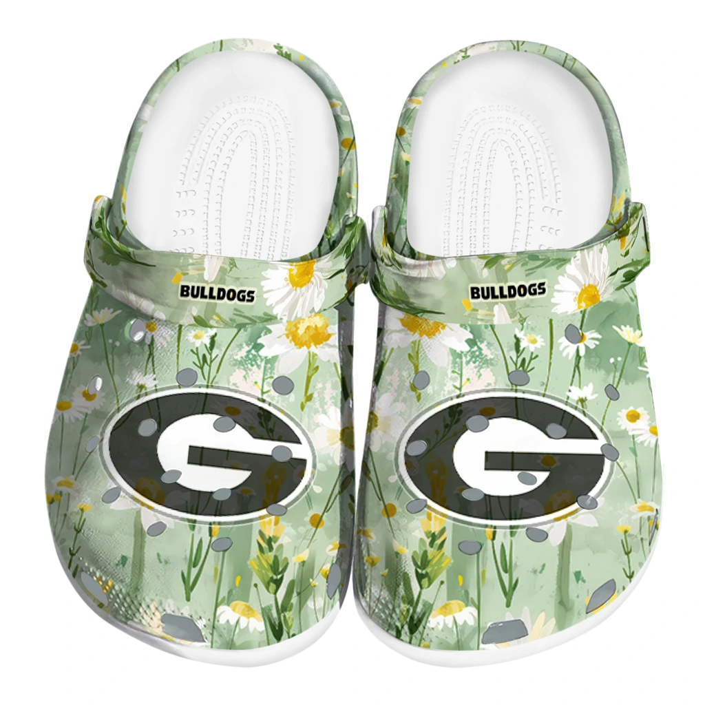 georgia bulldogs daisy cluster clogs best selling georgia bulldogs daisy cluster clogs best selling
