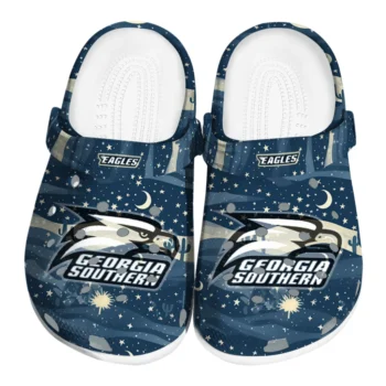 georgia southern eagles night cactus clogs best selling