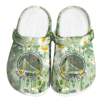 golden state warriors daisy cluster clogs best selling