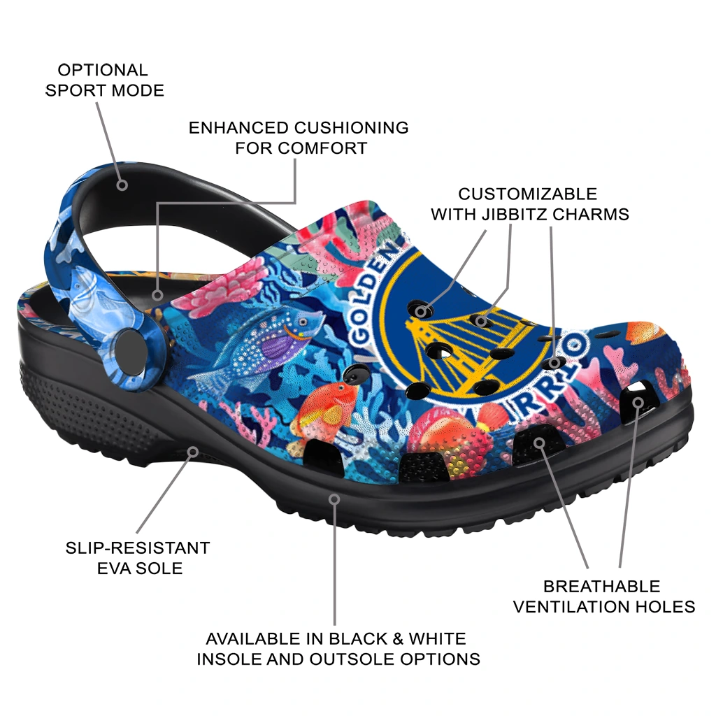 golden state warriors ocean wonders clogs new arrival golden state warriors ocean wonders clogs new arrival