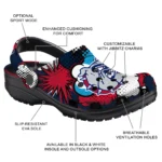 gonzaga bulldogs cloud splash clogs best selling