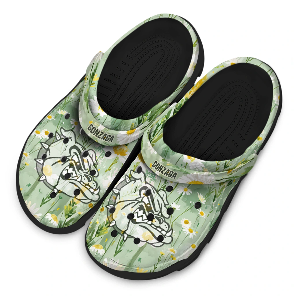 gonzaga bulldogs daisy cluster clogs latest model gonzaga bulldogs daisy cluster clogs latest model
