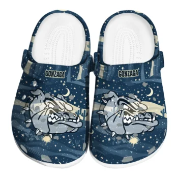 gonzaga bulldogs night cactus clogs best selling