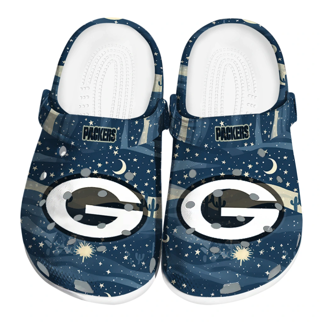 green bay packers night cactus clogs best selling green bay packers night cactus clogs best selling