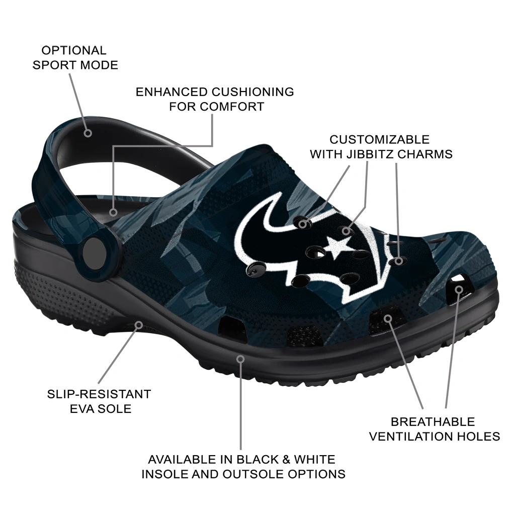 houston texans canyon layers clogs new arrival houston texans canyon layers clogs new arrival