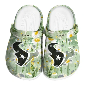 houston texans daisy cluster clogs best selling