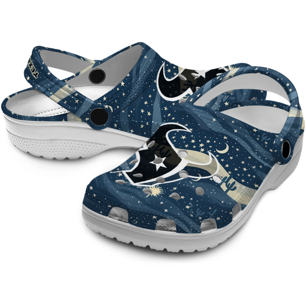 houston texans night cactus clogs high quality houston texans night cactus clogs high quality