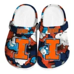 illinois fighting illini cloud splash clogs best selling